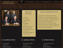 Tablet Screenshot of kleinbrewsterlaw.com